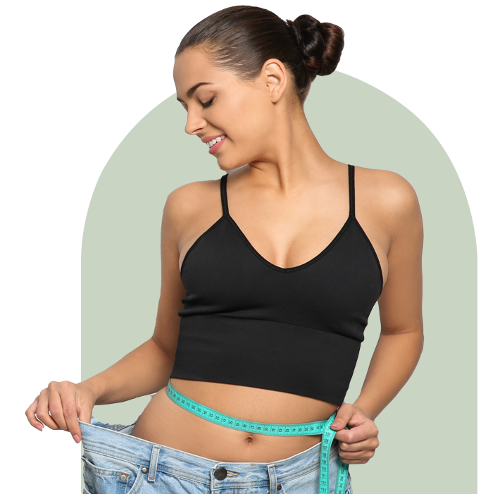 Lady lost weight