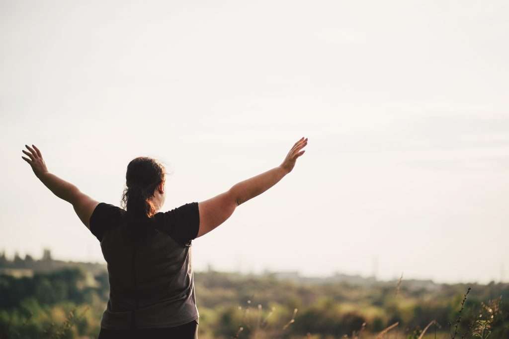 Woman exercising
